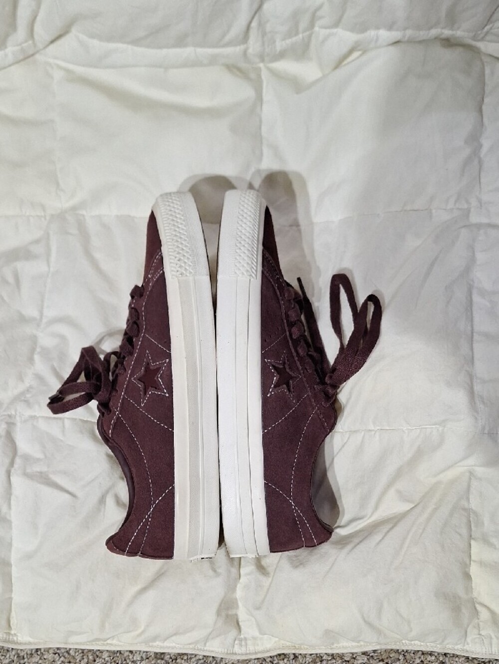 Converse Unisex Sneakers In Suede Burgundy Coloring - Picture 6 of 10